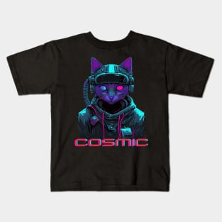 Cosmic Cat Kids T-Shirt